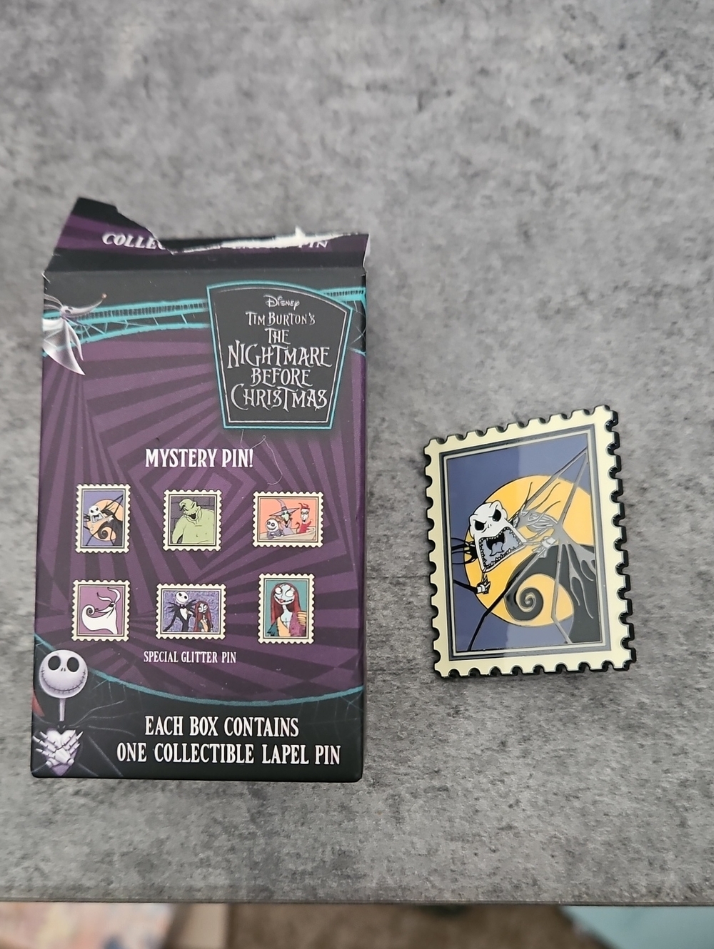 The Nightmare Before Christmas Jack Skellington Stamp Pin